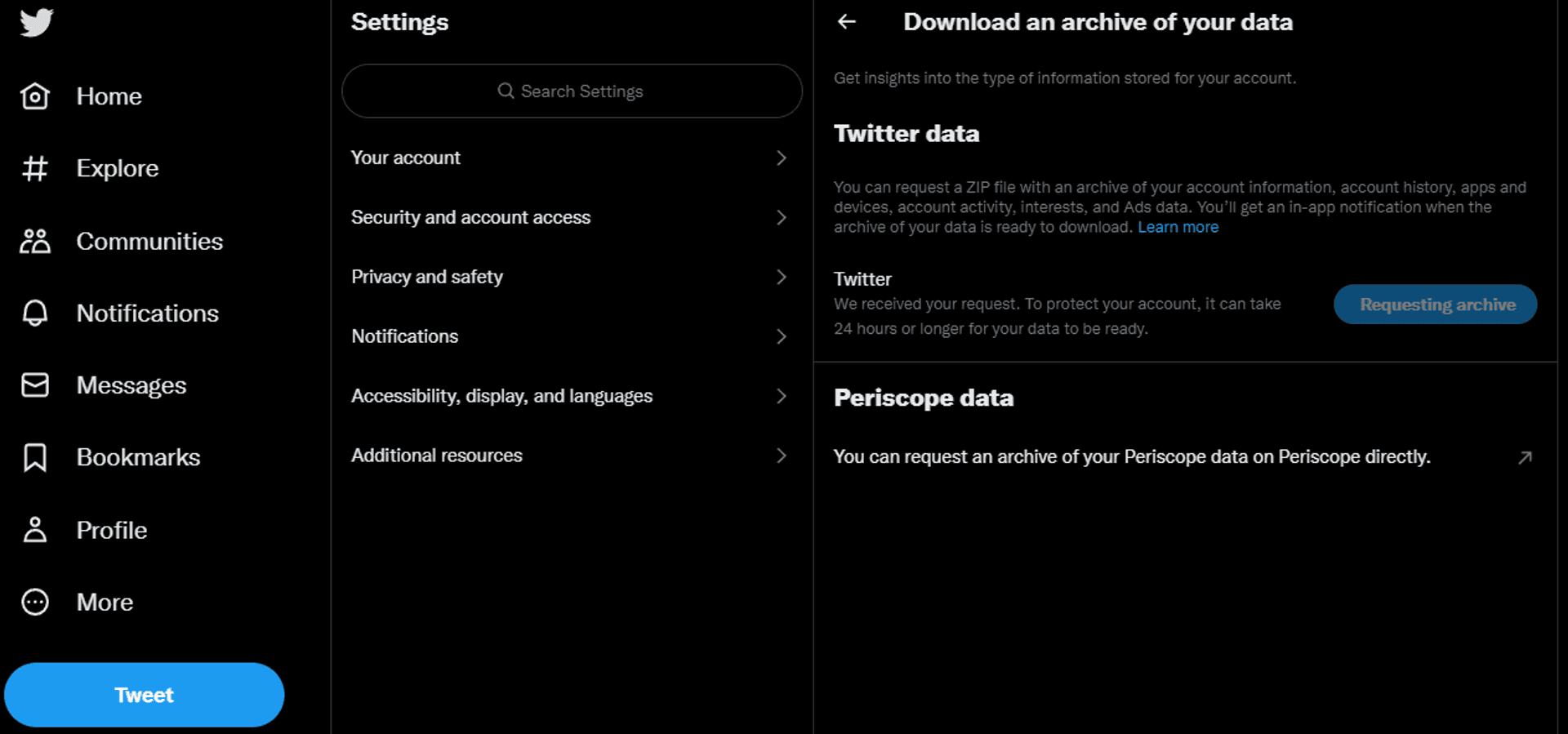Metadata settings and where they reflect the changes